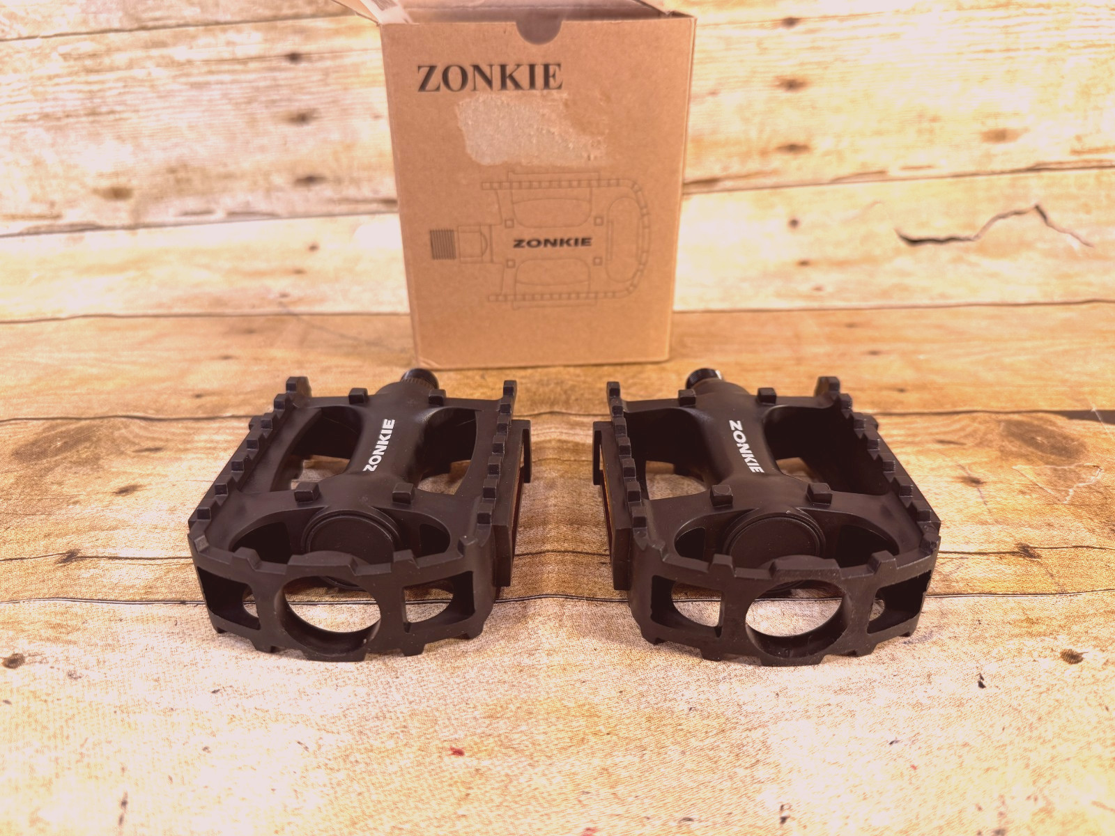 Zonkie Bicycle Bike Pedals Model ZK-FPD99B MTB ROAD Resin (QTY 1 PAIR) ⭐️NEW⭐️
