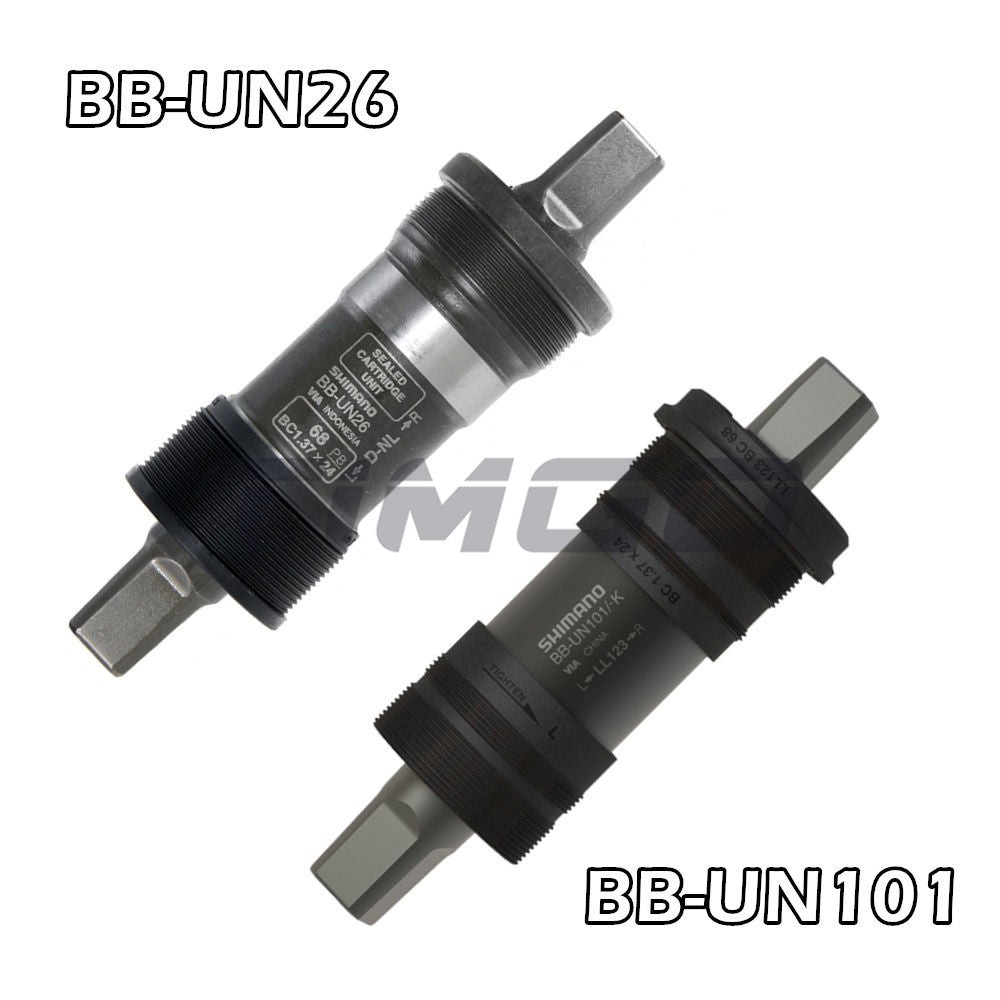 Shimano BB-UN26 BB-UN101 Crankset Square Taper Sealed Bottom Bracket