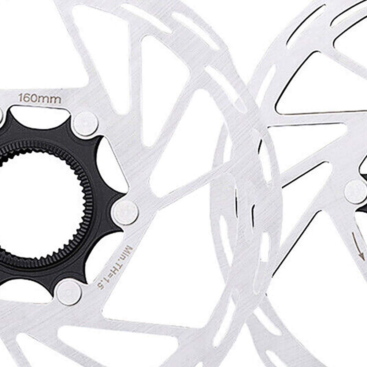 2pcs Center-Lock Bike Rotor for Sram 140/160/180/203mm Disc Brake Road/BMX/MTB