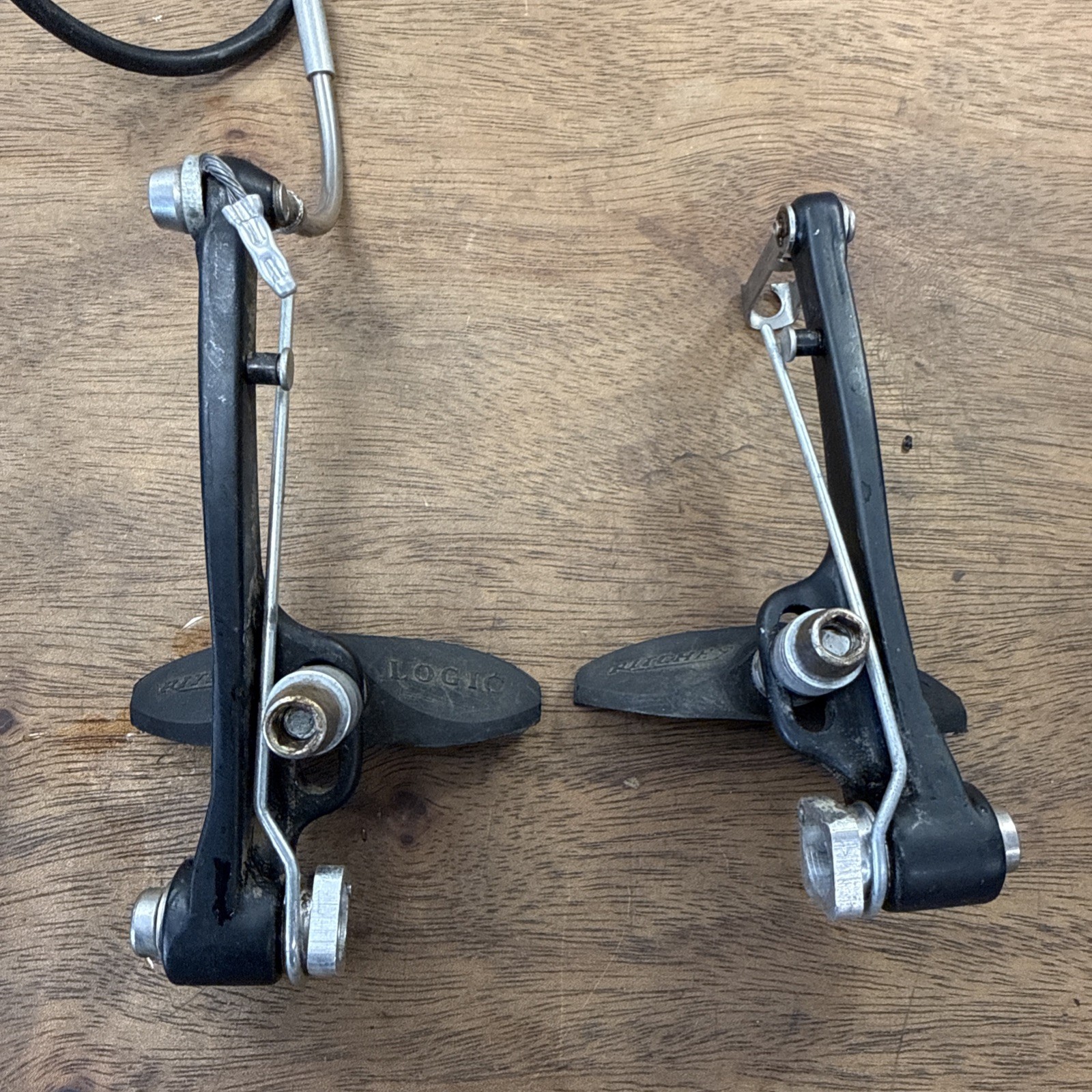 Avid Single Digit 1D V-Brake Set Front & Rear Brakeset Black Ritchey Logic Pads