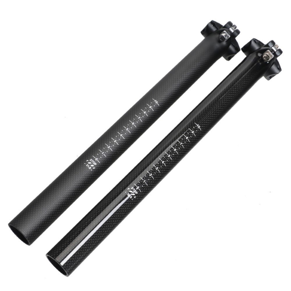 TOSEEK Aluminum Carbon Seatpost 25.4/27.2/30.8/31.6mm Mountain Bicycle Seat Post