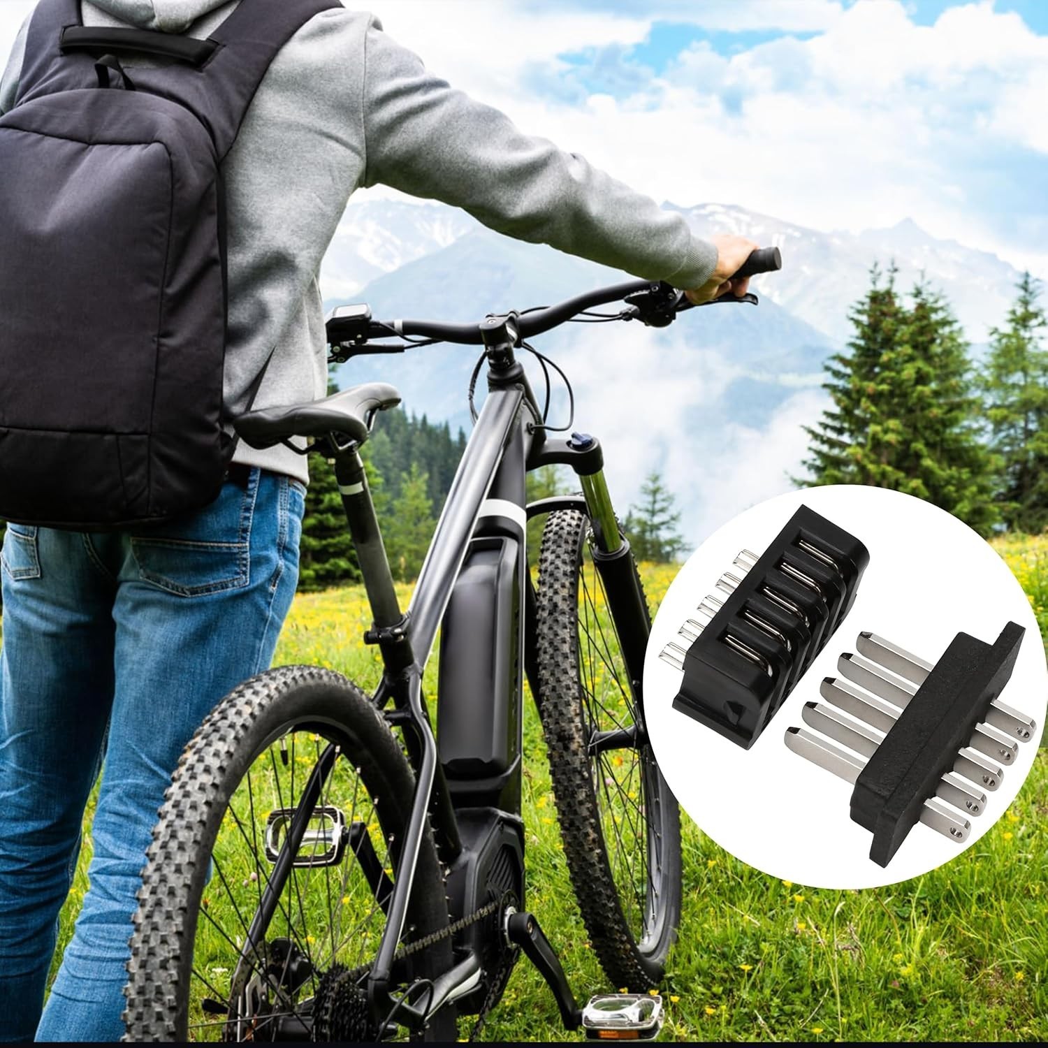 E-Bike Battery Power Discharge Connector – Compatible with Hailong 5 Pin Conn…
