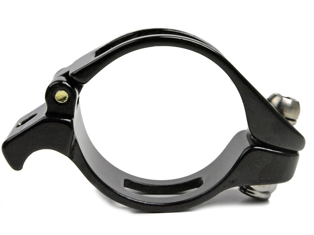 OMNI Racer Front Derailleur Adapter Clamp Dura Ace Ultegra 105: BLACK 34.9mm