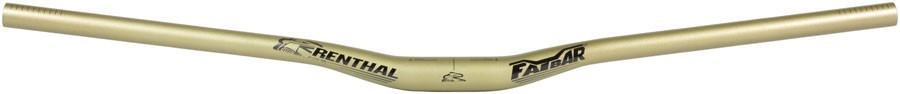Renthal FatBar Handlebar – Aluminum, 20mm, 800mm, 31.8mm, Gold, V3