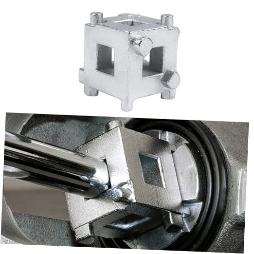 Cube Brake Caliper Compression Tool, Stainless Steel Rear Disc Brake Silver