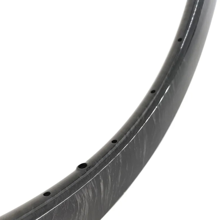 700C 25mm Wide 45/55mm Depth Asymmetric Carbon Road Bicycle Rim Disc Brake Ring