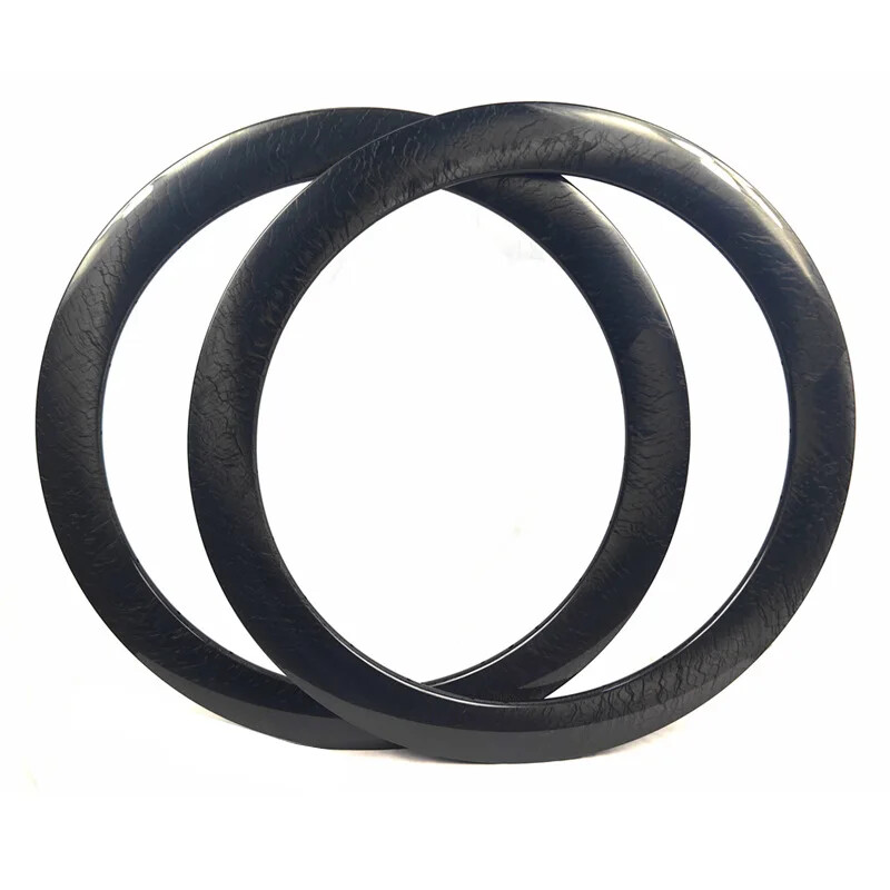 1 Pcs Carbon Road Bike Rim 700C Bicycle Rim Marble Shiny Disc Brake Tubeless