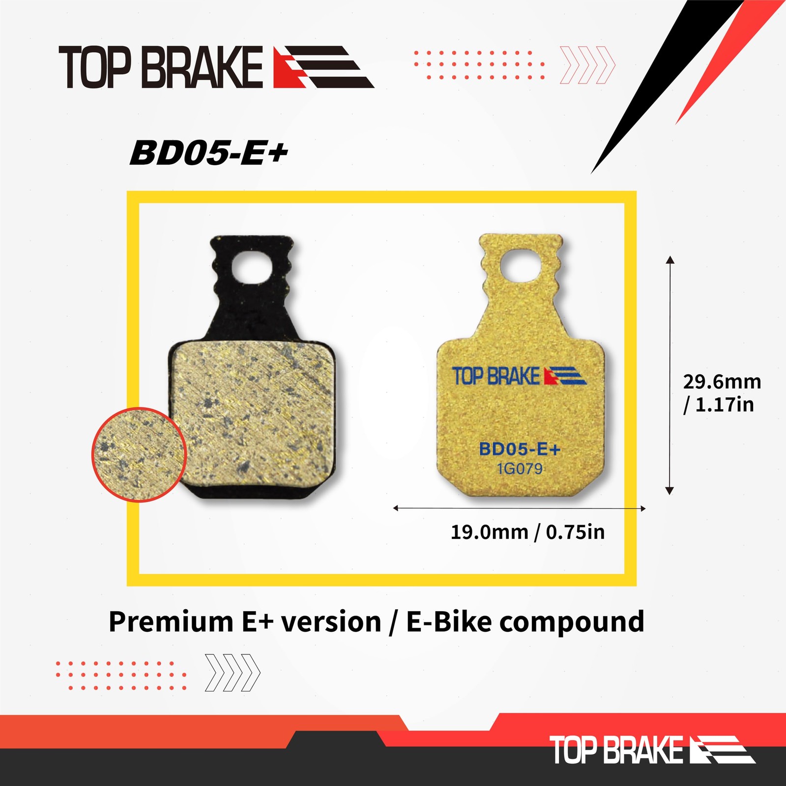 Bicycle Disc Brake Pads for Magura MT5 / MT7 / MT5E / MT7 PRO / MT Trail Front