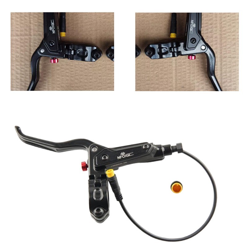 2/3Pin E-bike Oil Brake Lever Hydraulic Brake Left Right Power Off Brake Handle