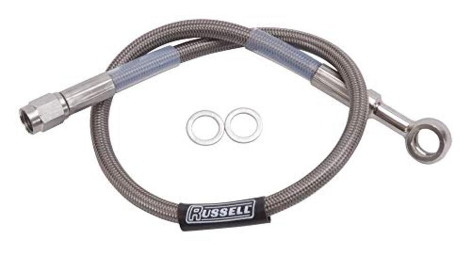 Russell 657032 Endura 10mm Banjo to Straight -3AN Brake 1 Count (Pack of 1)