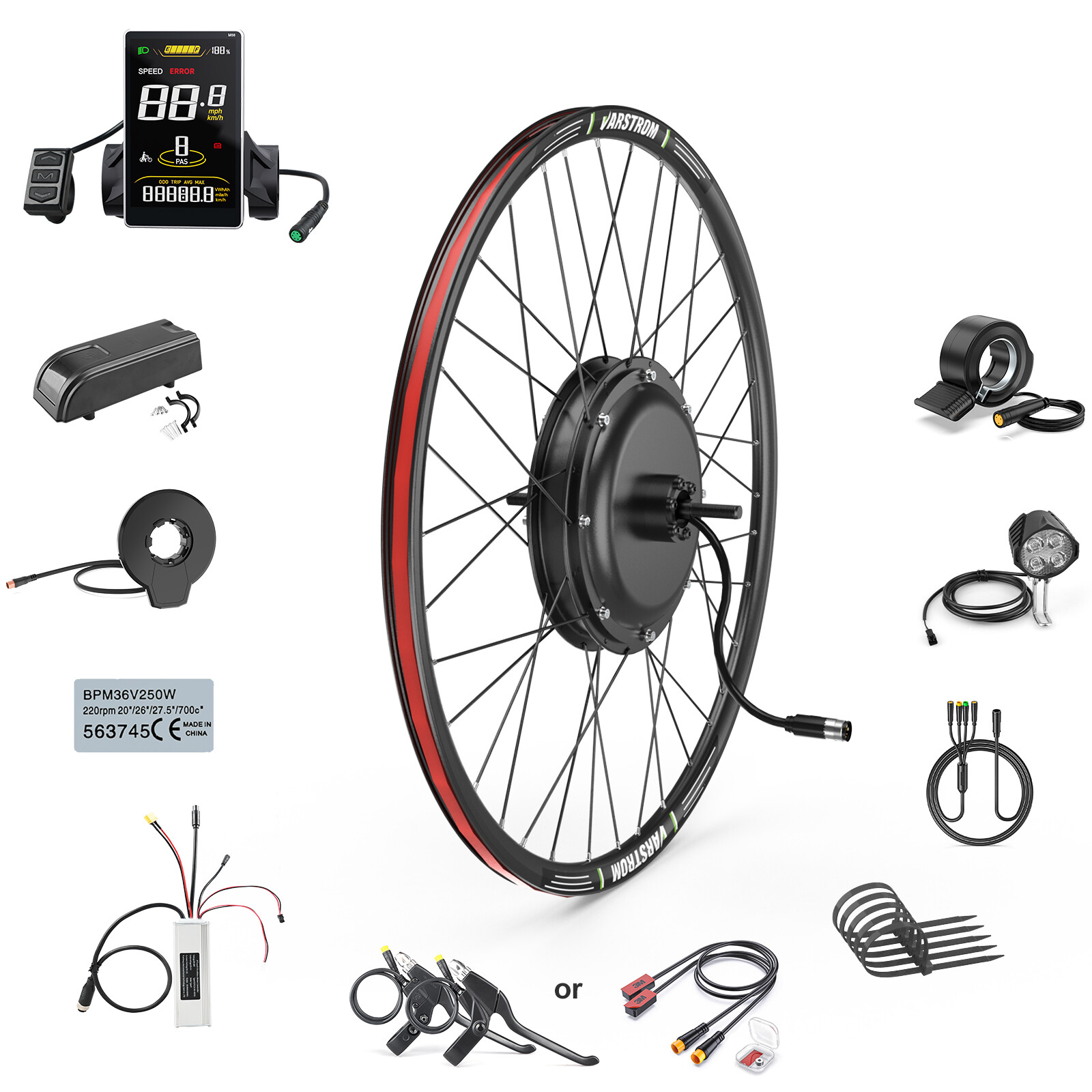 Electric Bike Conversion Kit 48V 1000W Wheel Hub Motor 28»/29»