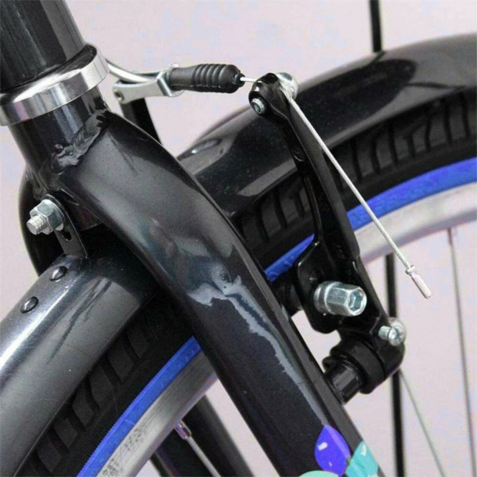 Mountain Bike V Brake Set Front and Rear MTB Hybrid Callipers Cables Lever Kit
