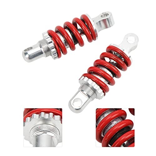 Shock Absorber, 100mm Rear Spring Assisted Shocks Absorbers, 2Pcs Adjustable