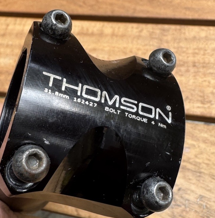 THOMSON Elite X4 MTB Stem /-10 deg x 100mm .8 Clamp – Black – SM-E139