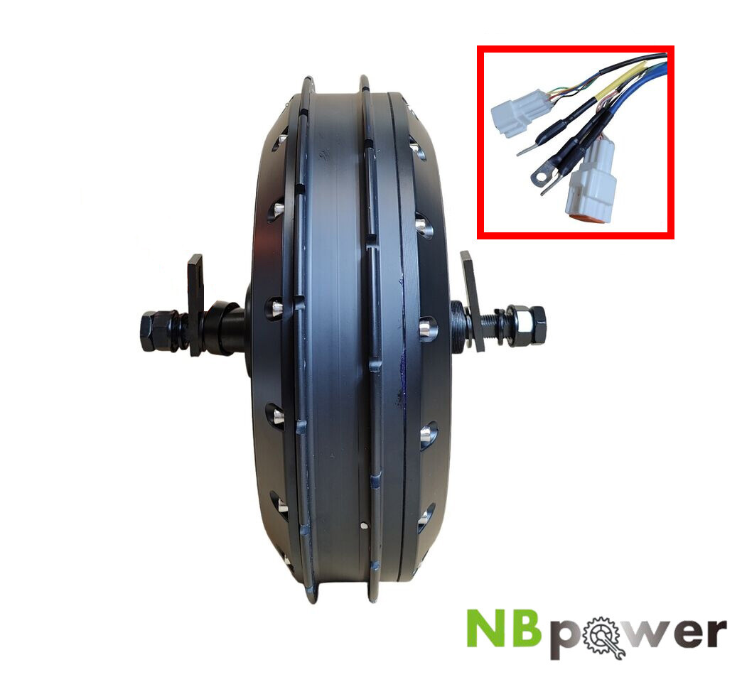 US stock:150mm dropout QS273 40H V3 8000W bare hub motor for motorcycle bike.