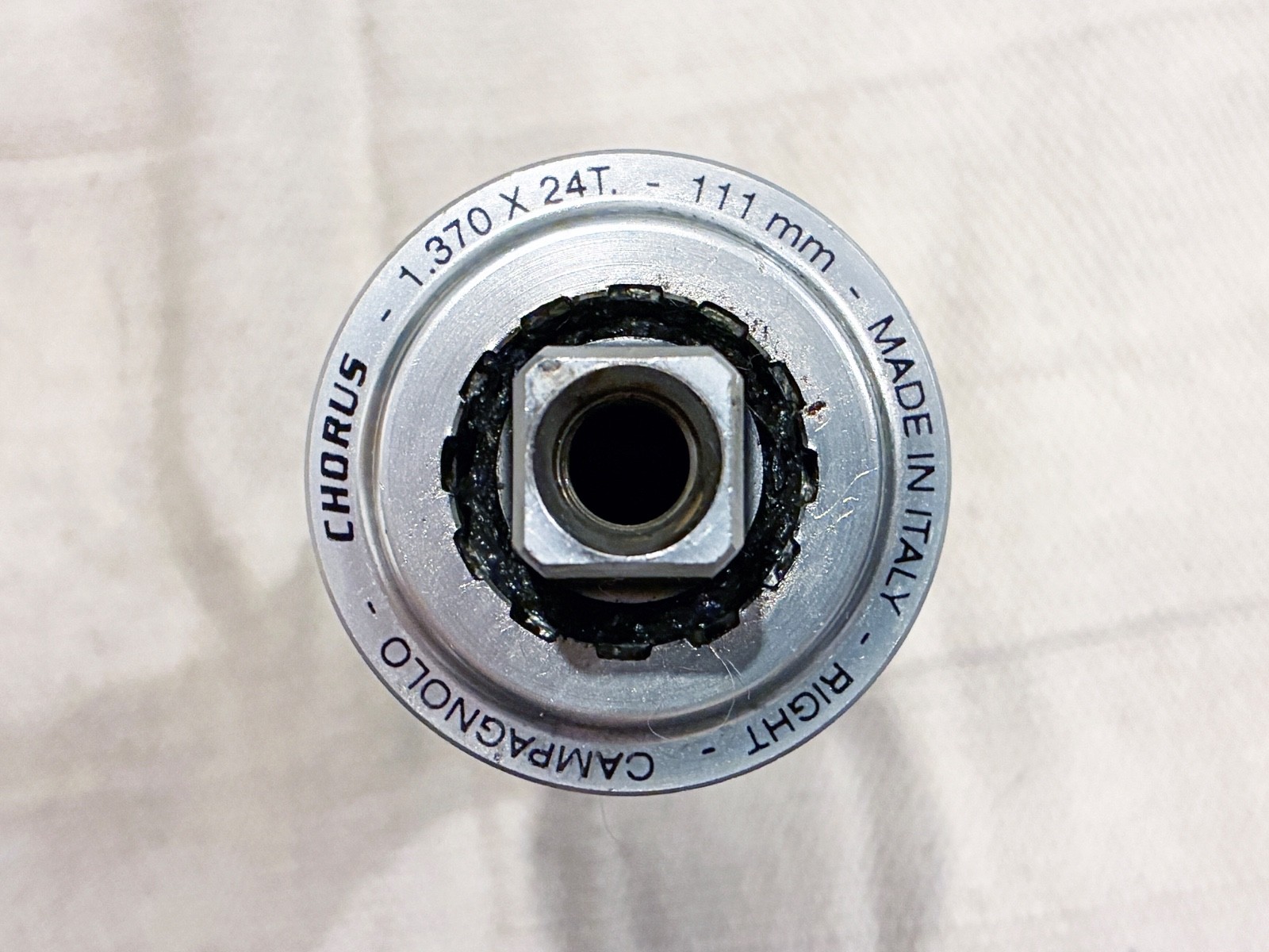 Campagnolo Campy Chorus Bottom Bracket 111mm English BSA Thread Square Taper ISO