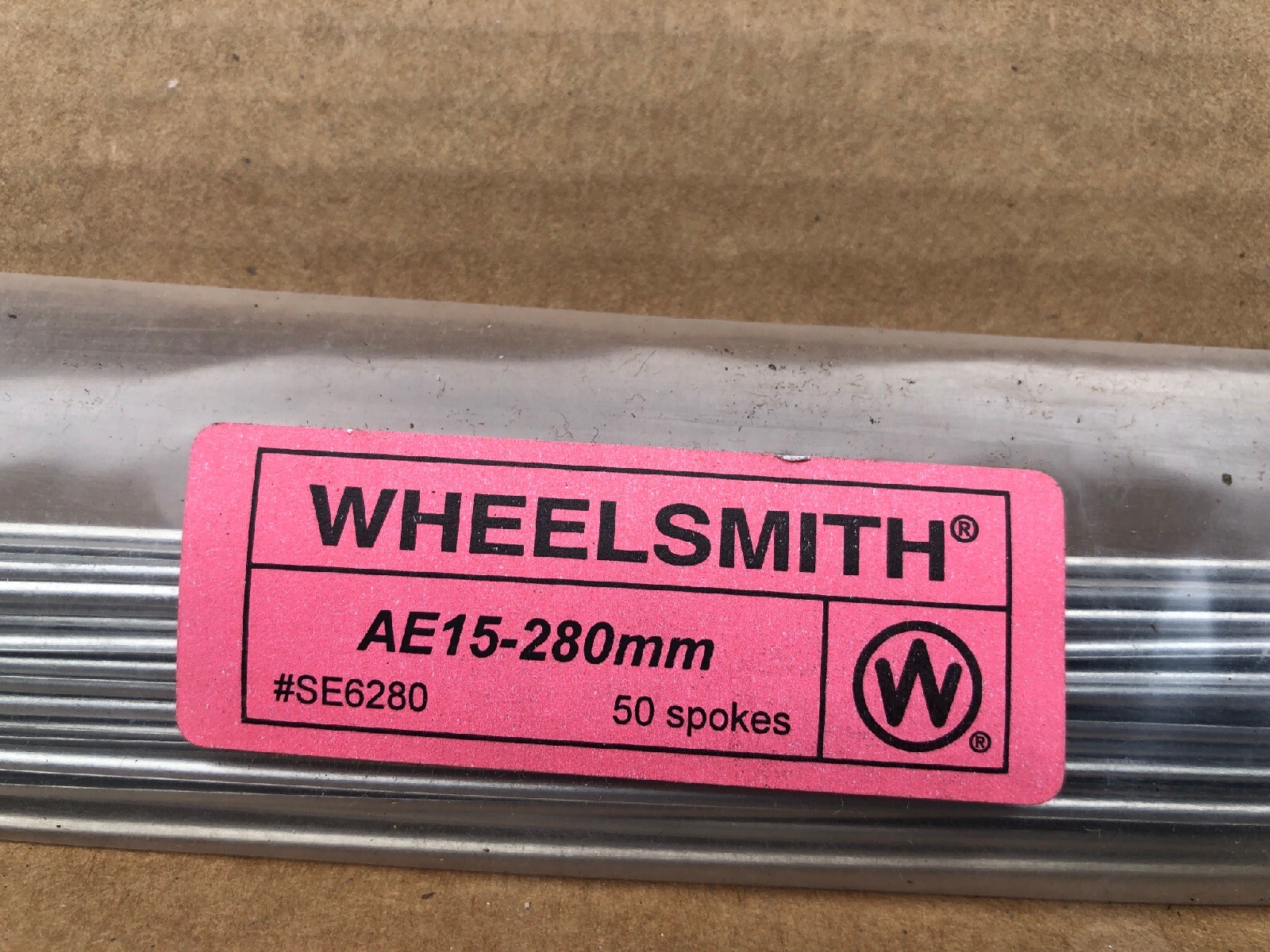 Wheelsmith AE-15- 280mm Silver Aero spokes Pack Of 50