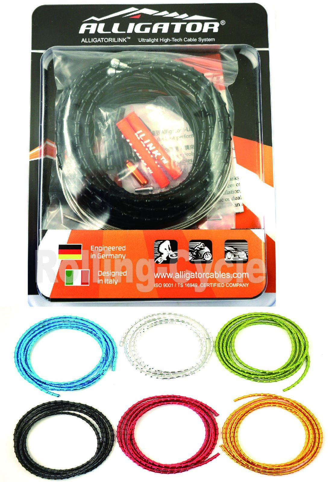 Alligator I-Link 5mm Road Bike Brake cable set- 6 color
