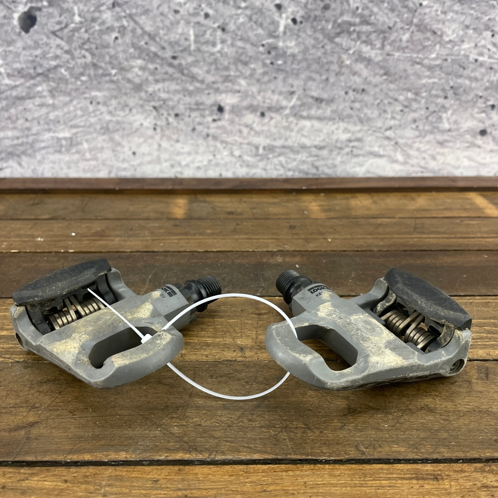Look Keo Easy Clipless Pedals Gray 9/16 Race Bike Road Bike Vintage