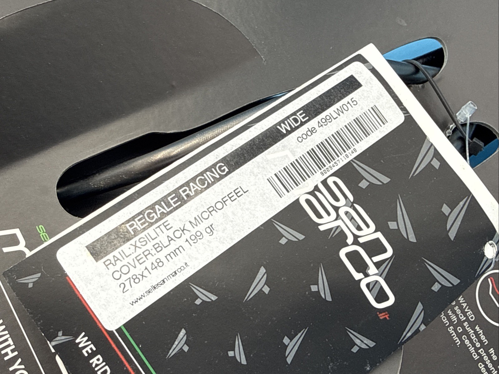Selle San Marco REGALE Racing Wide Black Microfeel Saddle Xsilite Stainless Rail