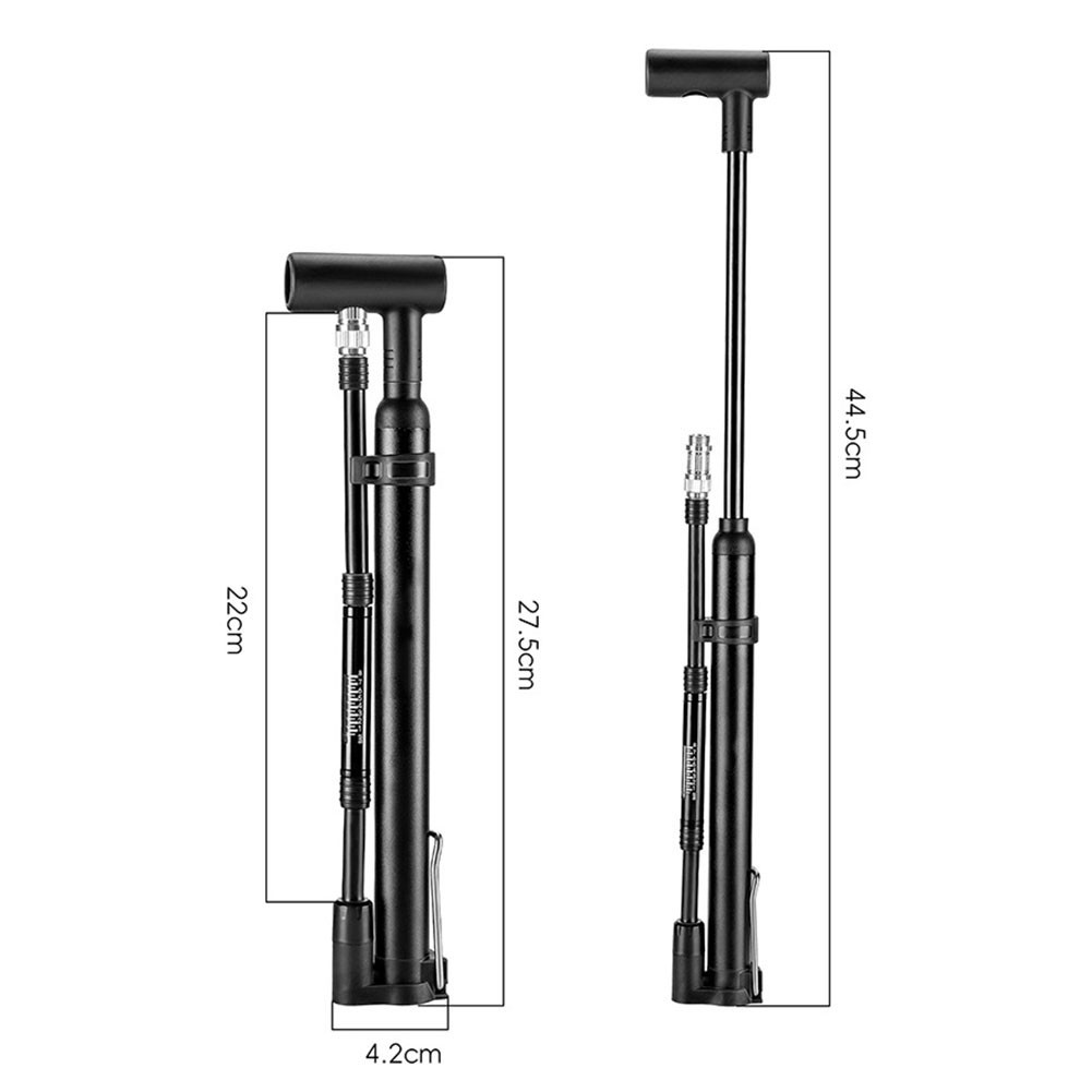 Portable Bike Pump with 120PSI Capability for Road and Mountain Biking