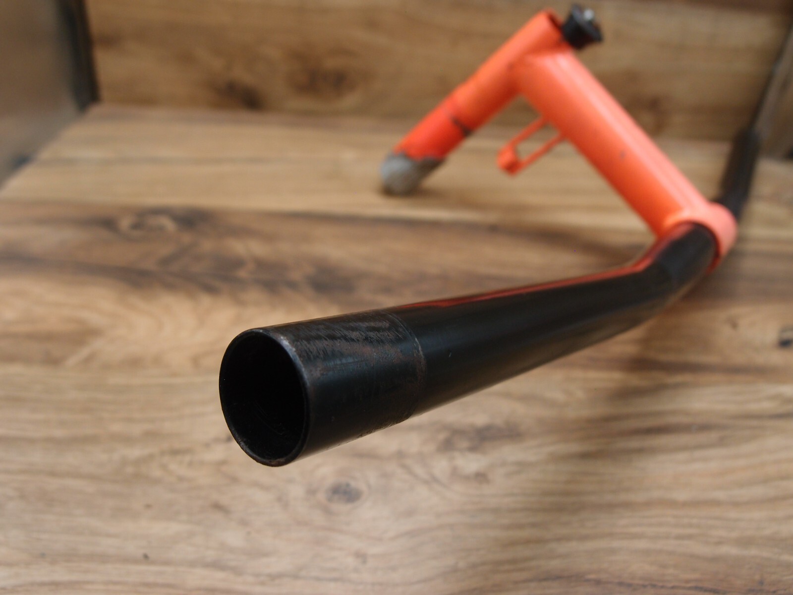 1989 MTB steel quill stem Ritchey Force by nL 25.4 mm + steel flat bar by nL