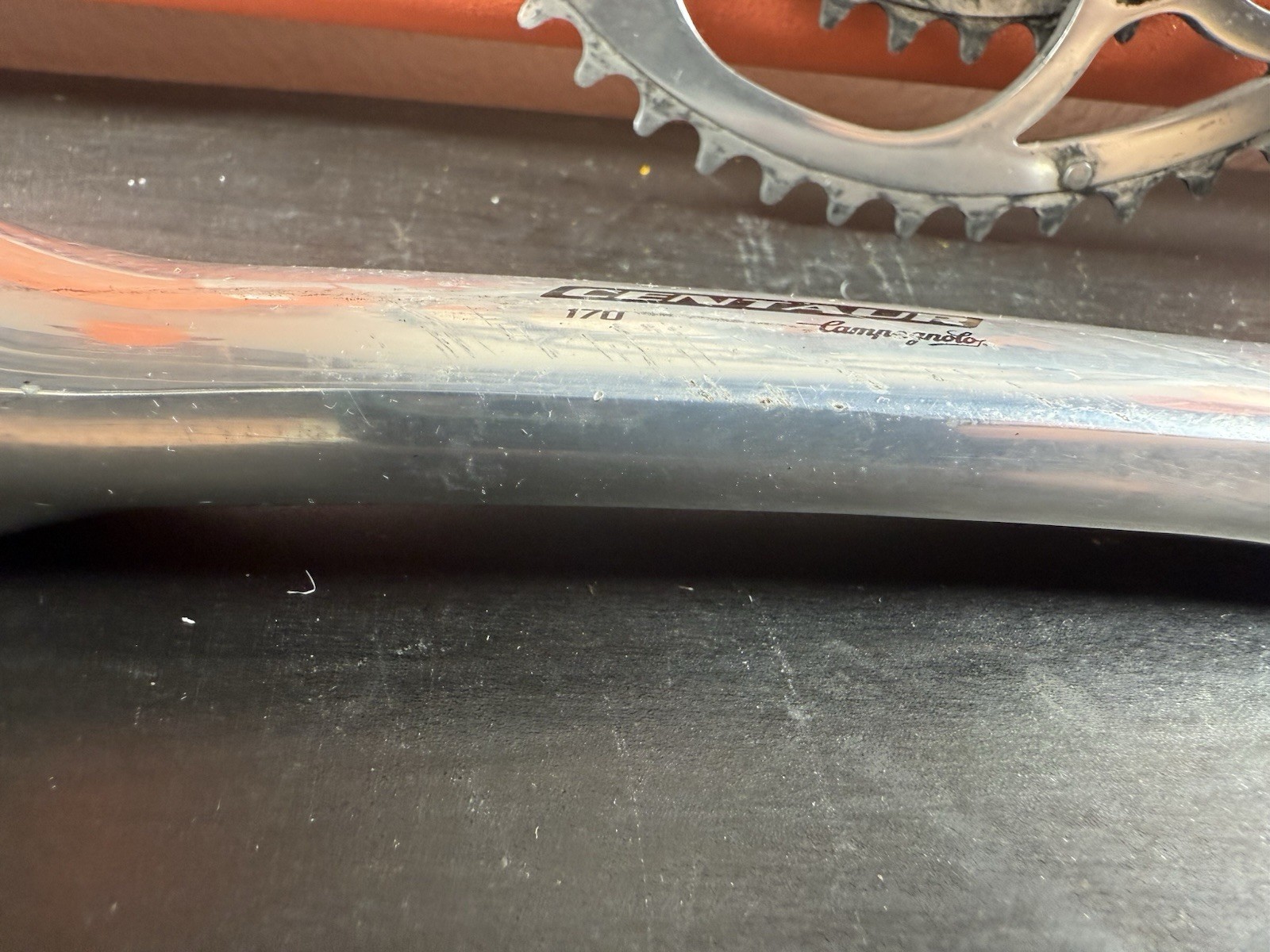 Campagnolo Centaur 10 Speed Double Crankset 53-39 Tooth Silver 170 #11