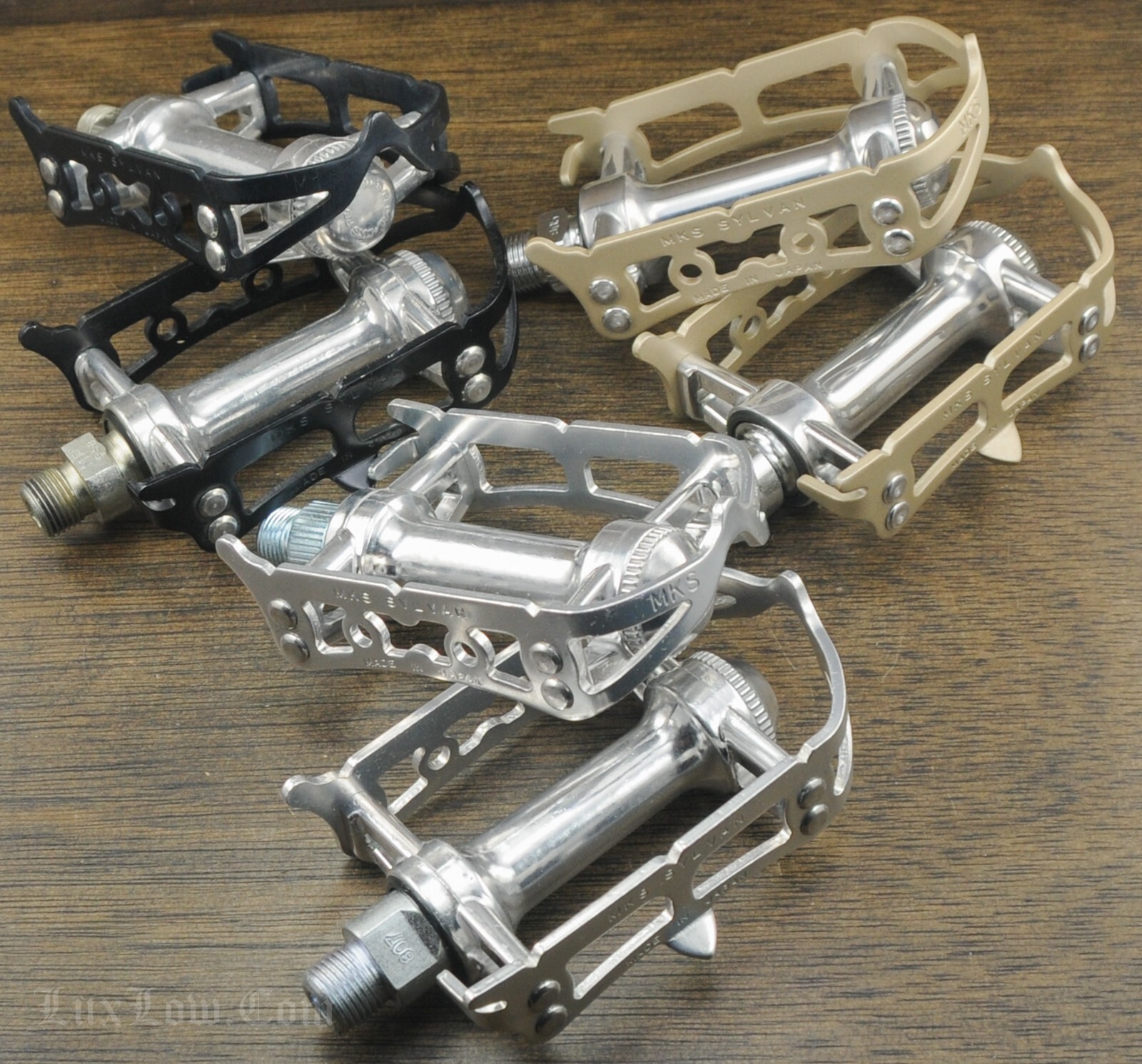 NOS MKS Sylvan RoadBike PEDALS 9/16″ Quill Vintage Randonneur Tour Bicycle Fixie