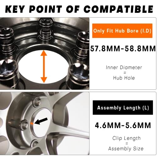 67.4mm 2.65in Wheel Center Caps for 1995-2005 Blazer S10 2005-2012 Corvette C6