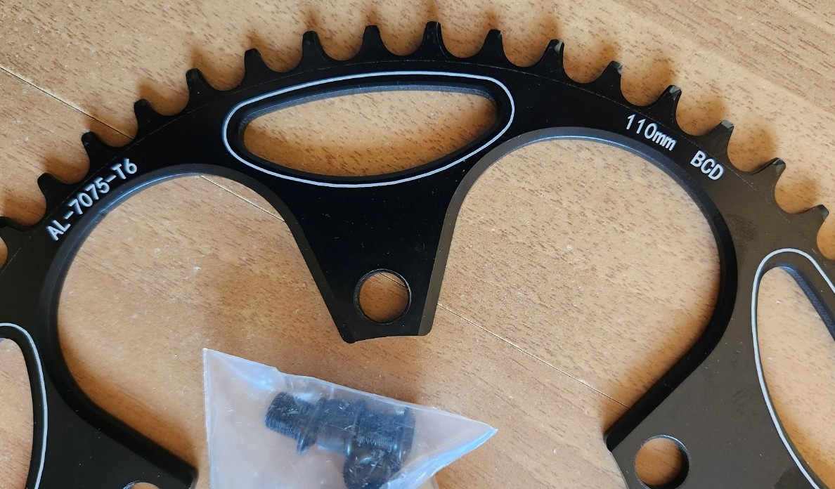 YBEKI 110BCD Narrow‑Wide Chainring CNC 7075‑T6 Aluminum 8‑12 Speed Road Bike 58T