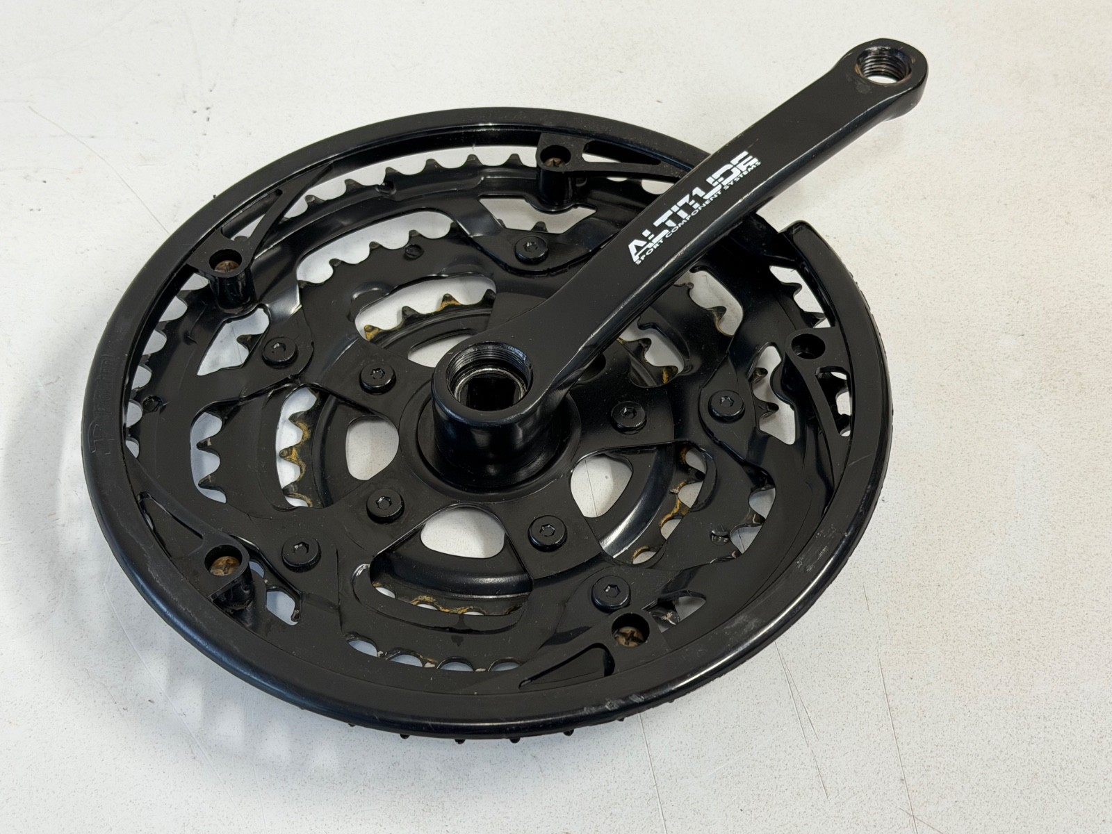 Altitude 152mm Crank Arms Crankset MTB Road Bike Black Triple 48/38/28 Chainring
