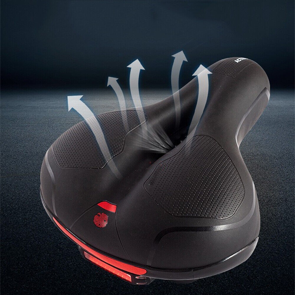 Extra Wide Big Bum Bike Bicycle Saddle Seat Gel Cushion Sporty Soft Comfort Pad