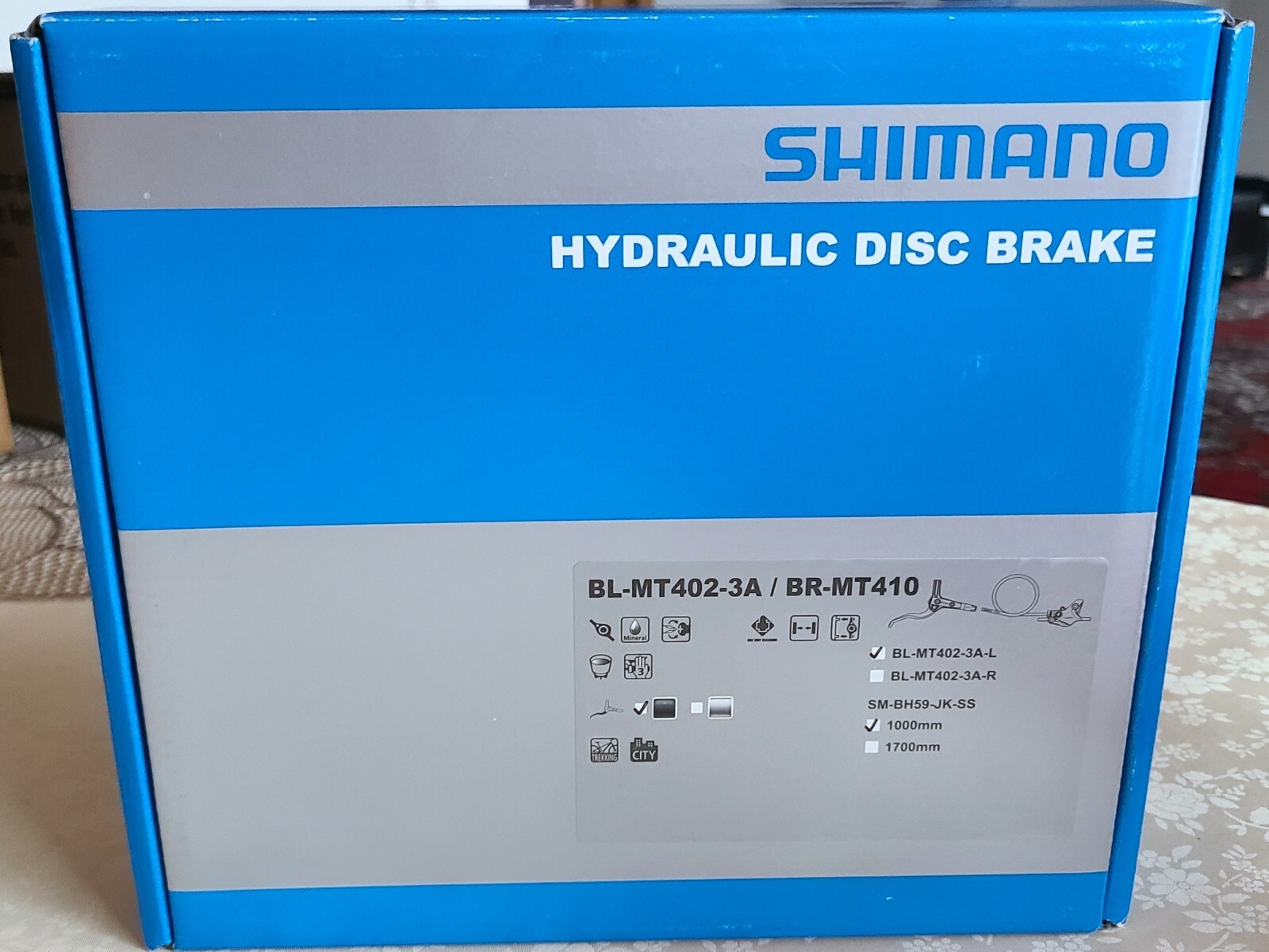 Shimano BL-MT402/BR-MT410 Disc Brake And Lever 1000mm front Hydraulic