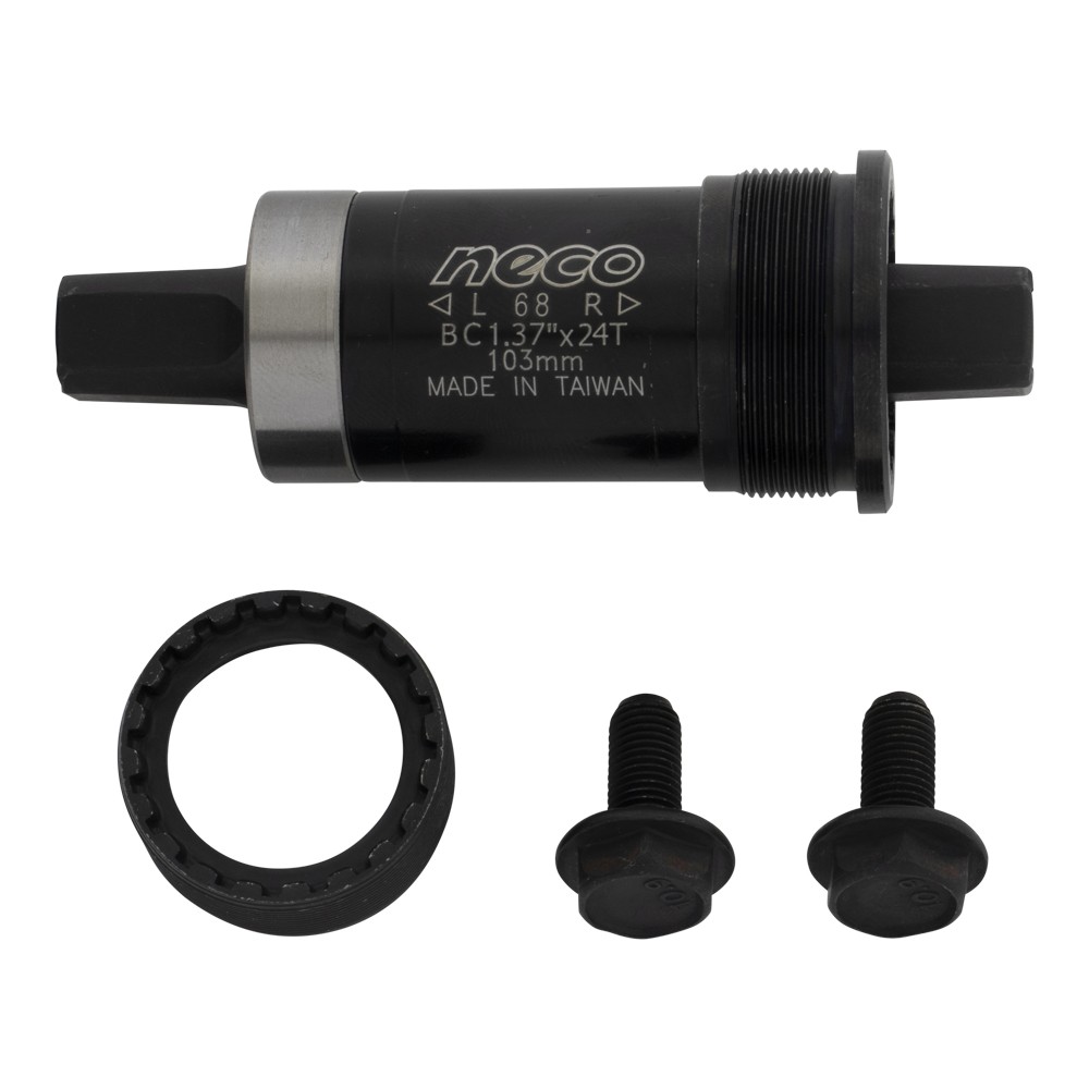NECO Bike Bicycle Bottom Bracket Sealed Bearing Cartridge Square Set 68mm 73mm