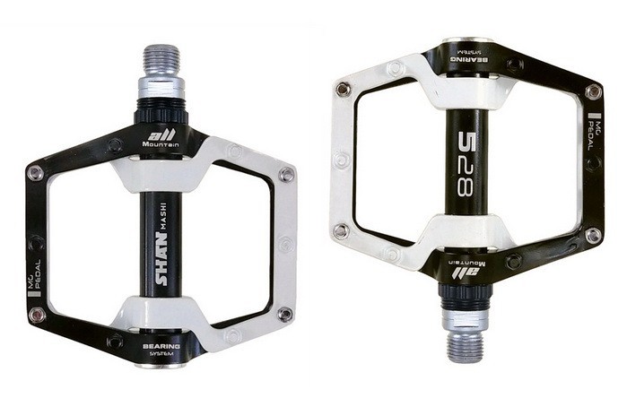 Magnesium Road MTB Mountain Bike XC Bicycle Pedal Bearings Flat platform Pedals