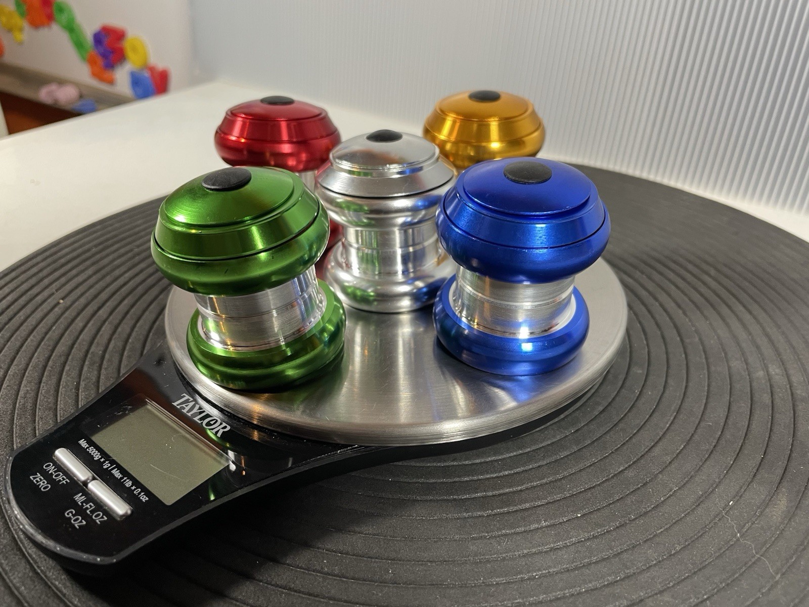 1 1/8” OIL SLICK RAINBOW Klunker Conversion Headset With Spacers Schwinn BMX