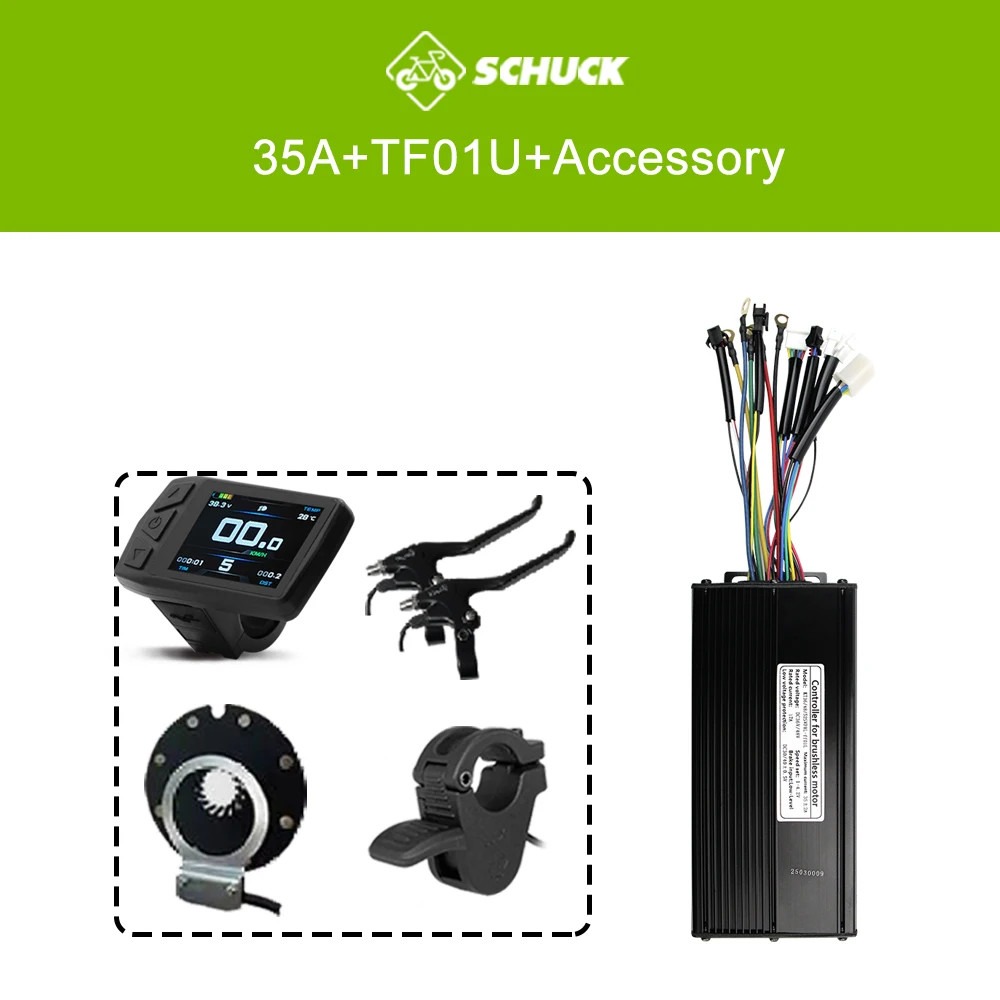 KT Electric Bicycle 36V 48V 52V 35A Sine Wave Controller SM/Waterproof Plug