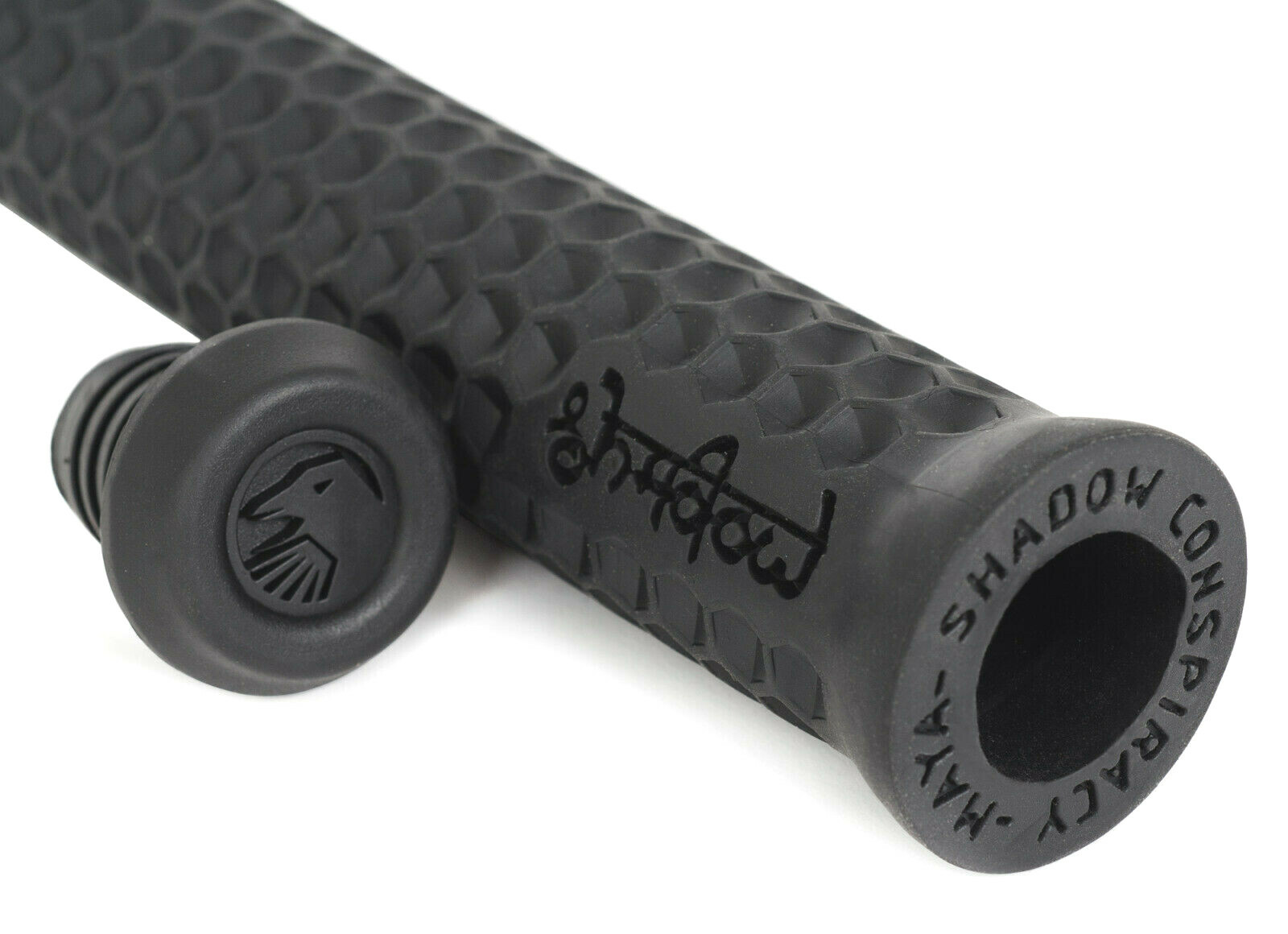 SHADOW CONSPIRACY MAYA BMX BIKE BICYCLE GRIPS + BAR ENDS SUBROSA SCI FI PURPLE