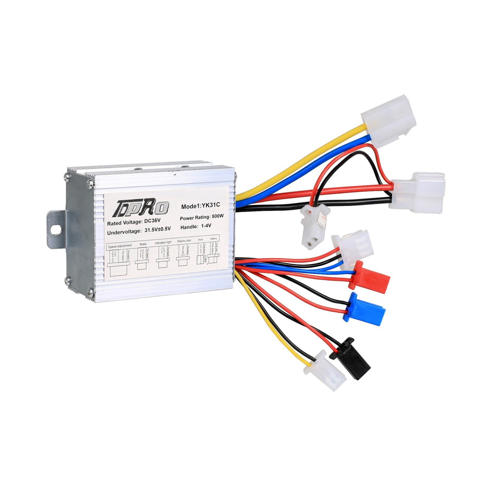 Throttle Grips 36V 500W Brush Speed Controller Electric Scooter Bike Go Kart ATV