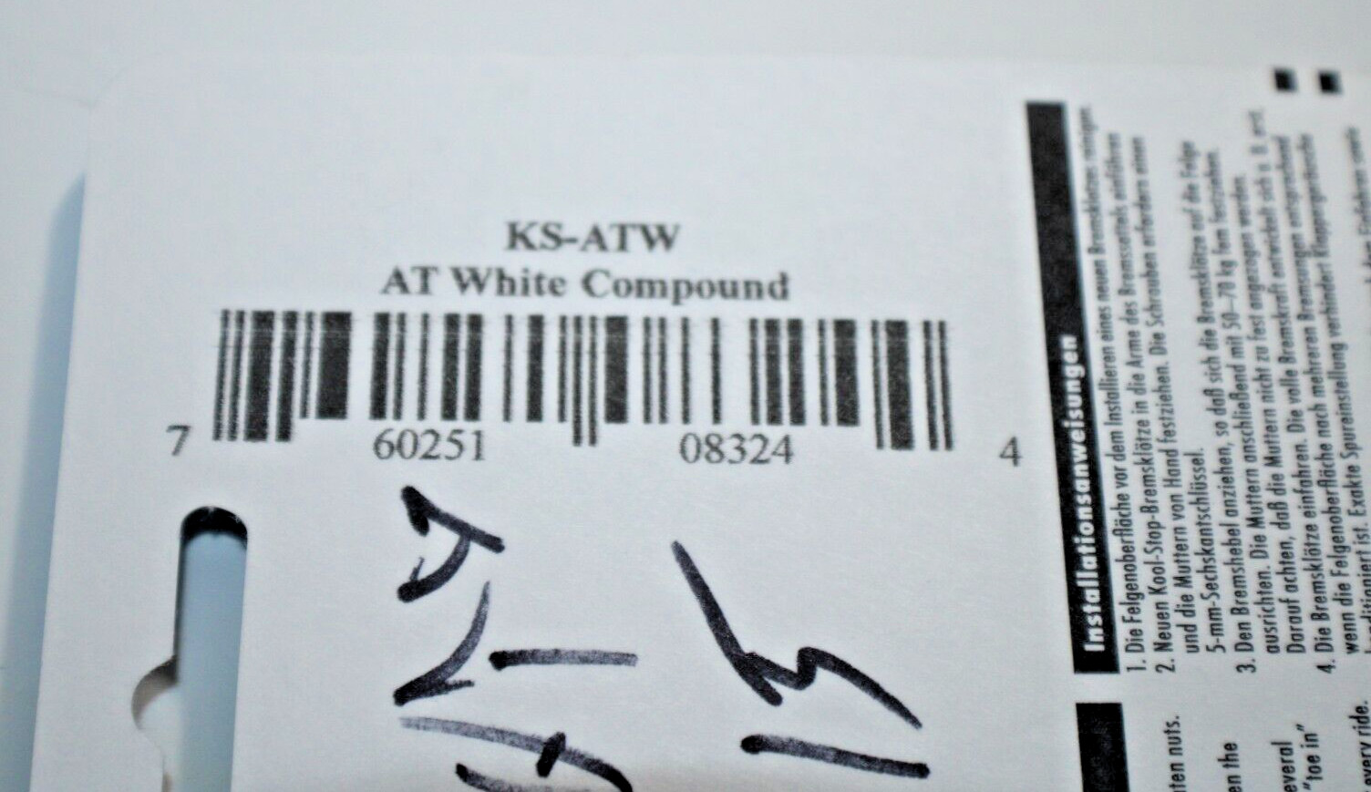 Kool-Stop AT Bike Brake Pad Set Front/Rear White KS-ATW Linear Rim Free Shipping
