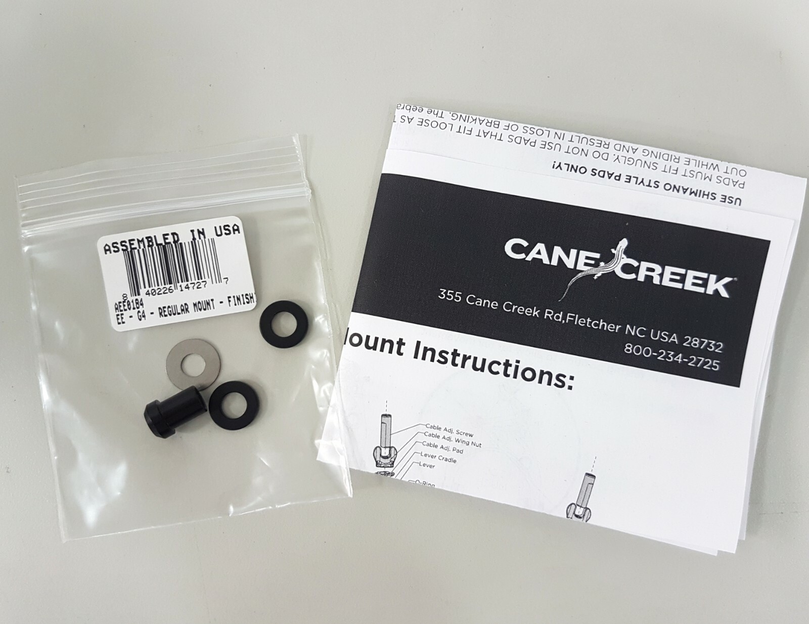 Cane Creek eecycleworks eeBrake G4 Regular Mount Rear (Single) BEE0179