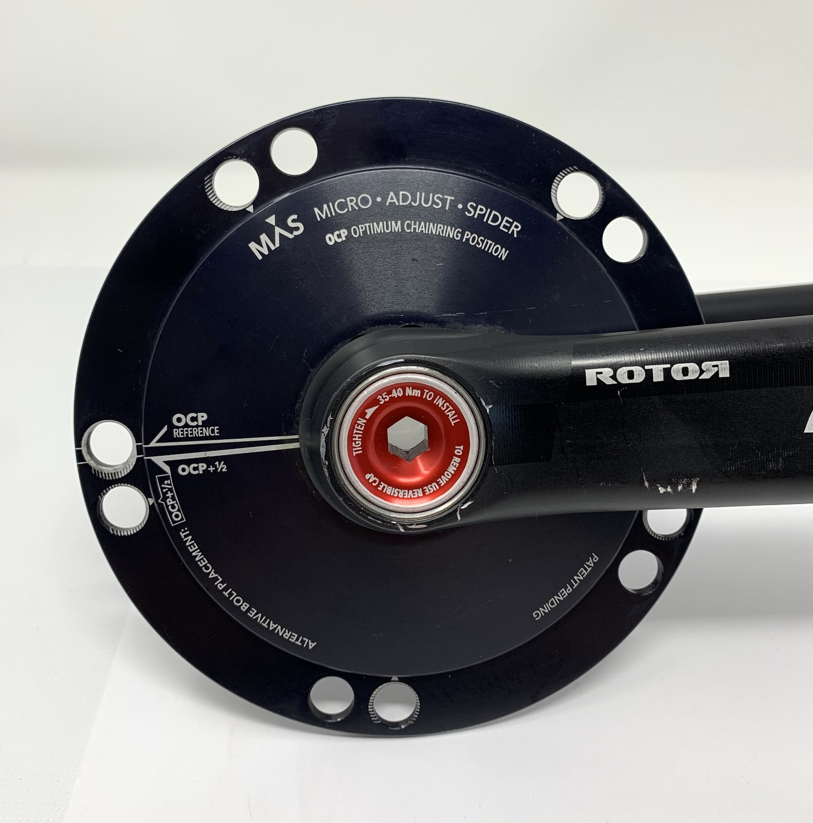 ROTOR Flow 3D+ 172.5mm Crankset (no rings) – 30mm Spindle