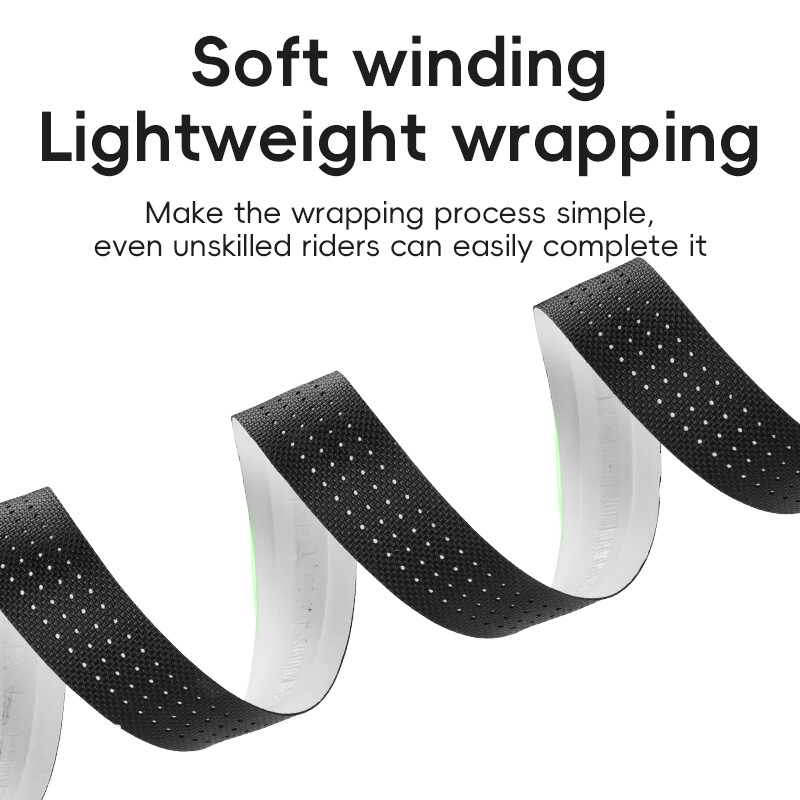 ROCKBROS Bike Handlebar Tape Soft EVA Bicycle Bar Tape Grip Handle Wraps 2 Rolls