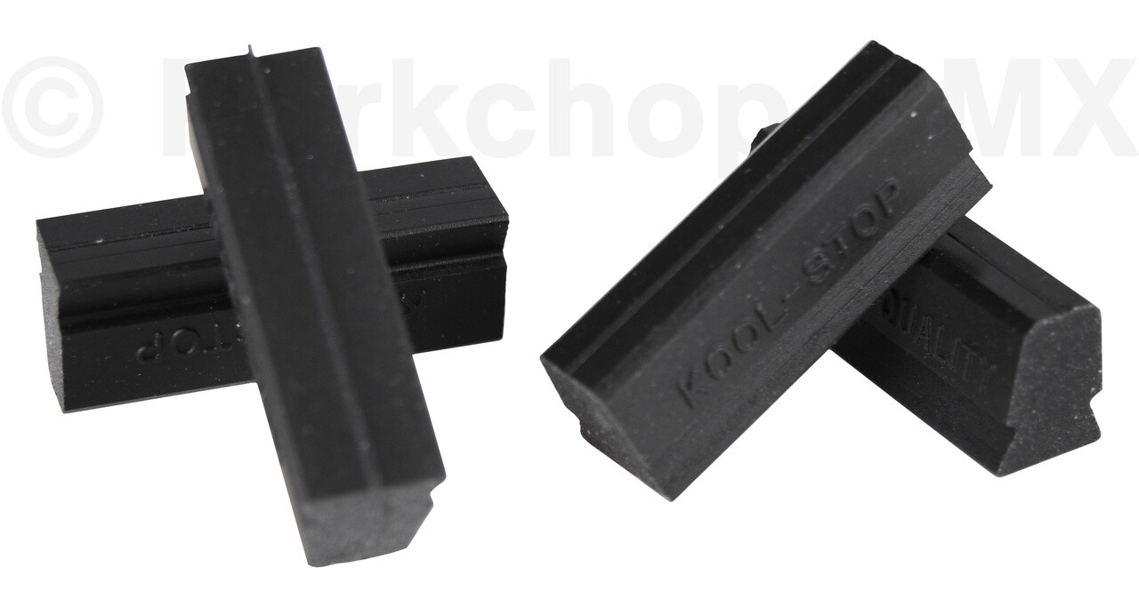 KOOL STOP Campagnolo Campy vintage bicycle brake pads refills insert BLACK KS-CR