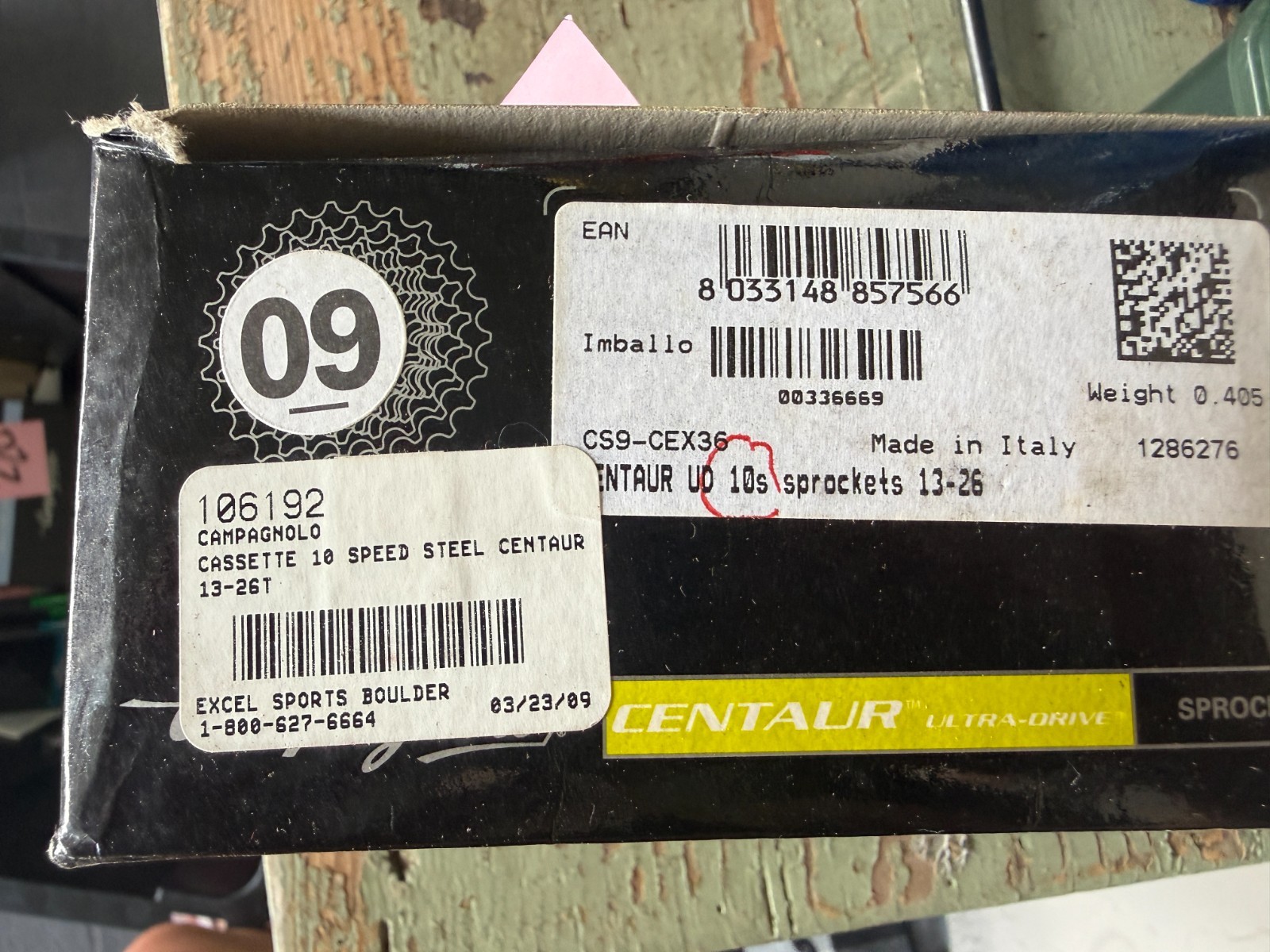Campagnolo Centaur cassette 10 speed steel 13-26t