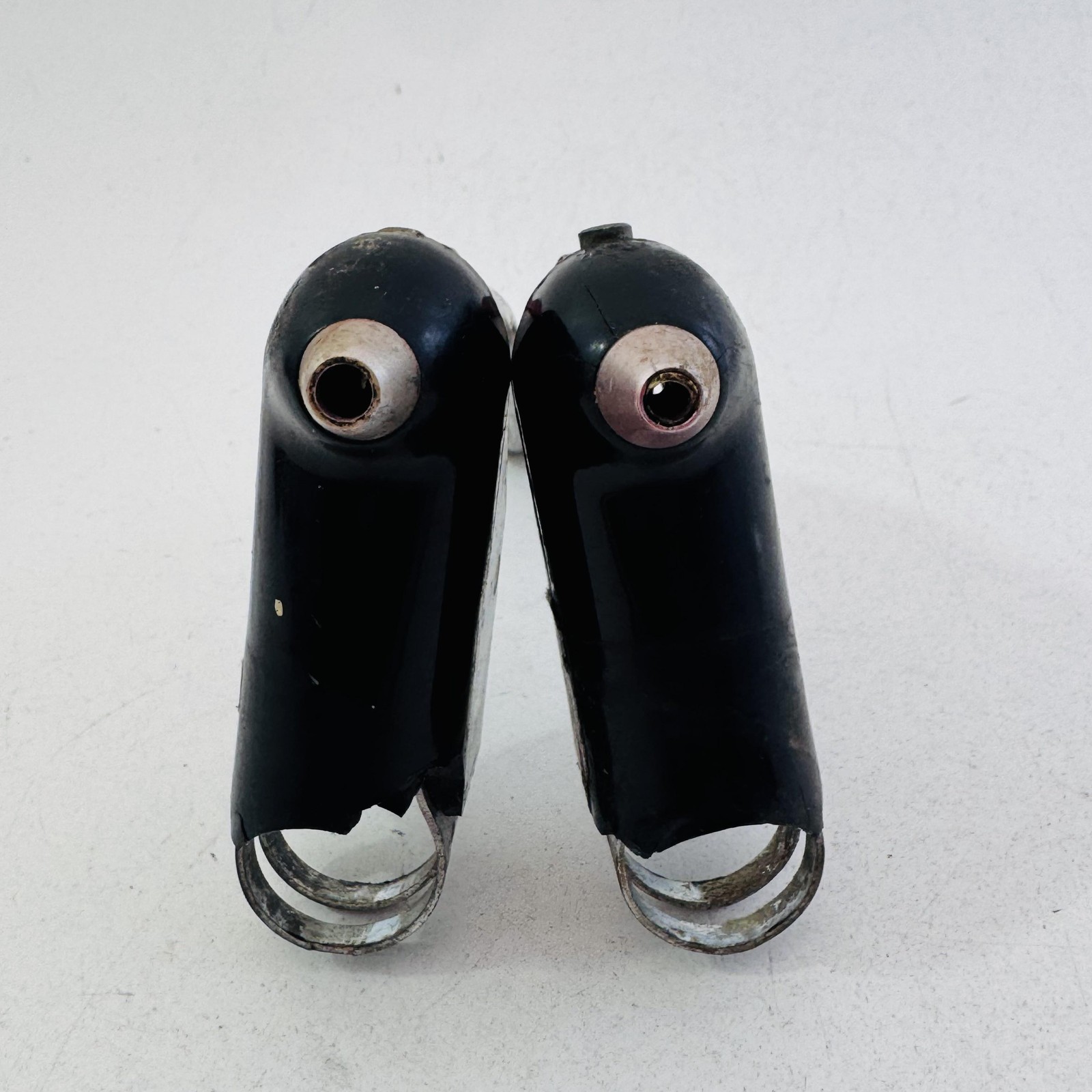 Vintage Altenburger Brake Levers Pair 22.2mm 4-Finger Silver Black MTB Road A07