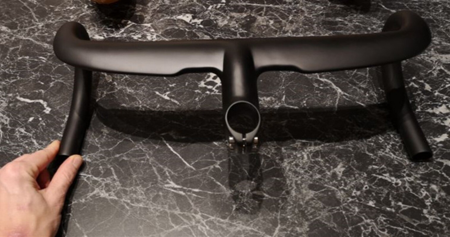 400/420/440mm Full Carbon Fiber Road Bicycle Integrated Handlebar with Stem