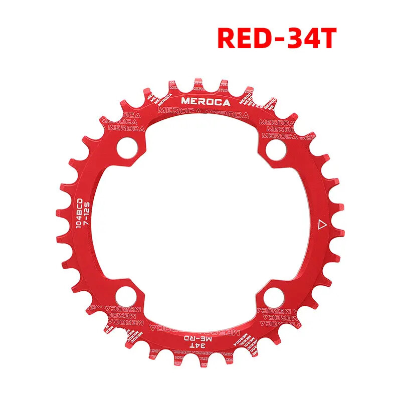 104BCD Mountain Bike Chainring 32T 34T 36T 38T Bicycle Crankset Tooth Chainwheel