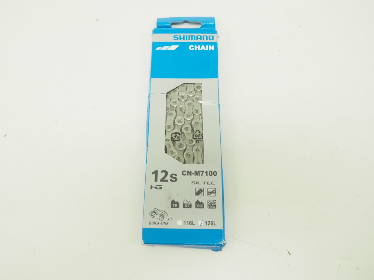 New! Shimano Chain CN-M7100 126 Links 12-Speed MTB E-Bike Chain w/Quick Link