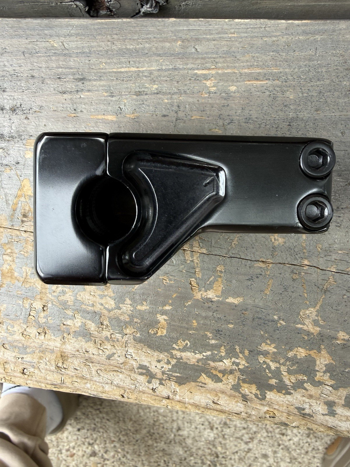 Adventure Components AC 1 1/8 Threadless BMX Front Load Stem Black Mid School